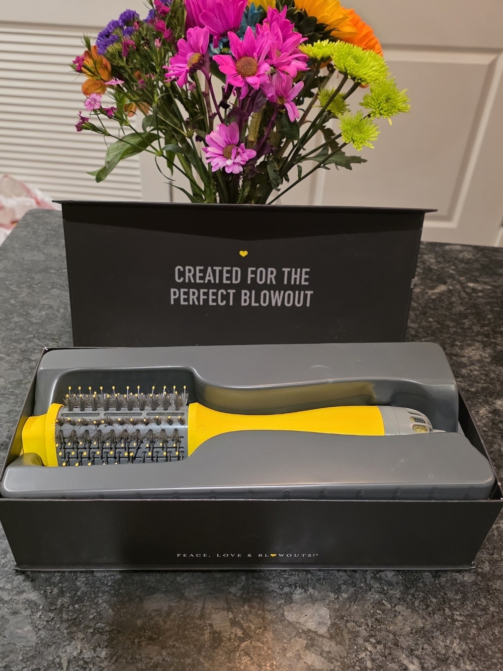 Yellow Hot Air Styling Brush - Created For The Perfect Blowout